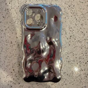 iPhone 14 Pro Max Shiny Metallic Phone Case